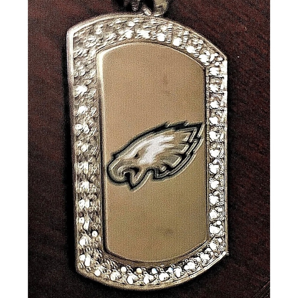 Rare Vintage 2005 Philadelphia Eagles Pendant Necklace Chain 14"